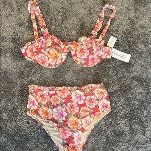 Tropical Floral Bikini Set